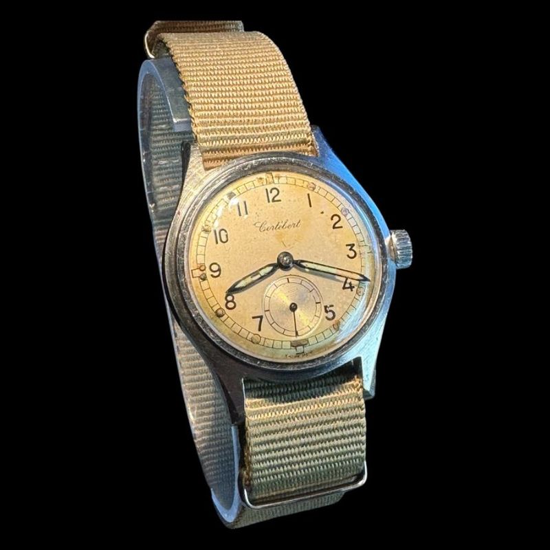 1939 Cortebert WW2 ATP Official Ordnance Gents Military Watch